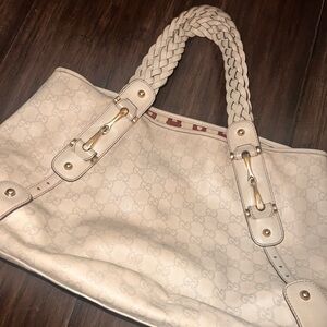 Gucci Cream Tote Bag